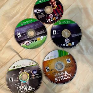 XBOX FIFA VIDEO GAMES BUNDLE